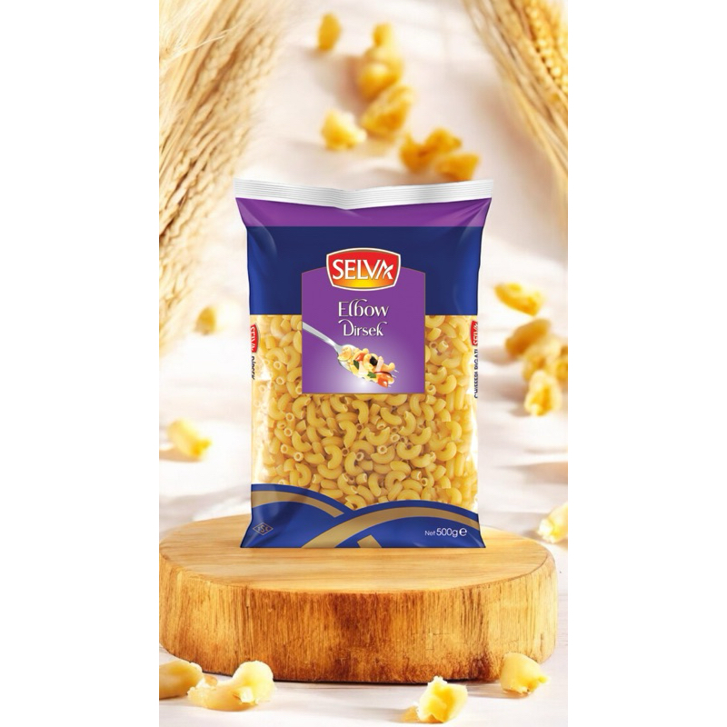 

Macaroni / Elbow pasta import merek Selva | 500 gram | asal negara Turkey