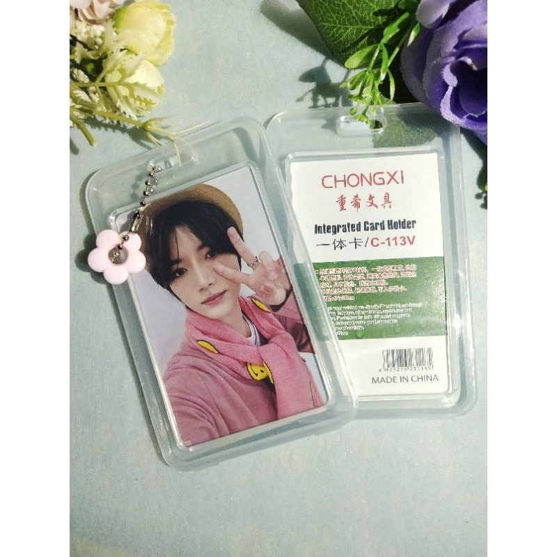 

[FREE PHOTOCARD NCT DREAM] CAHOL PHOTOCARD HOLDER 2 SISI FREE BALLCHAIN DAN CHARM