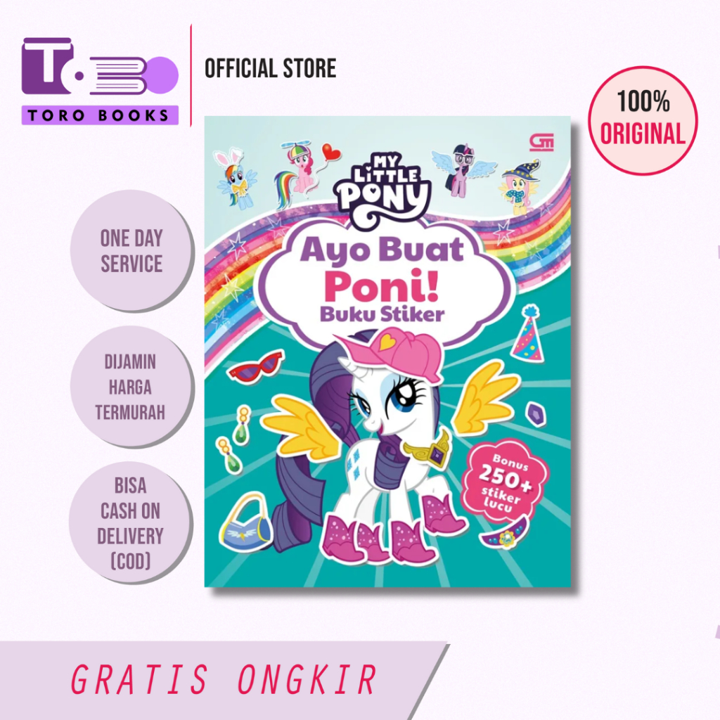 My Little Pony: Ayo Buat Poni - Buku Stiker
