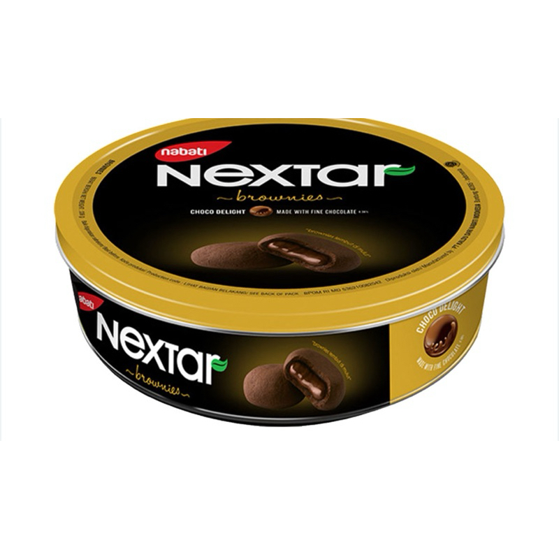 

Nabati Nextar Choco cookies Brownie kaleng 171gr