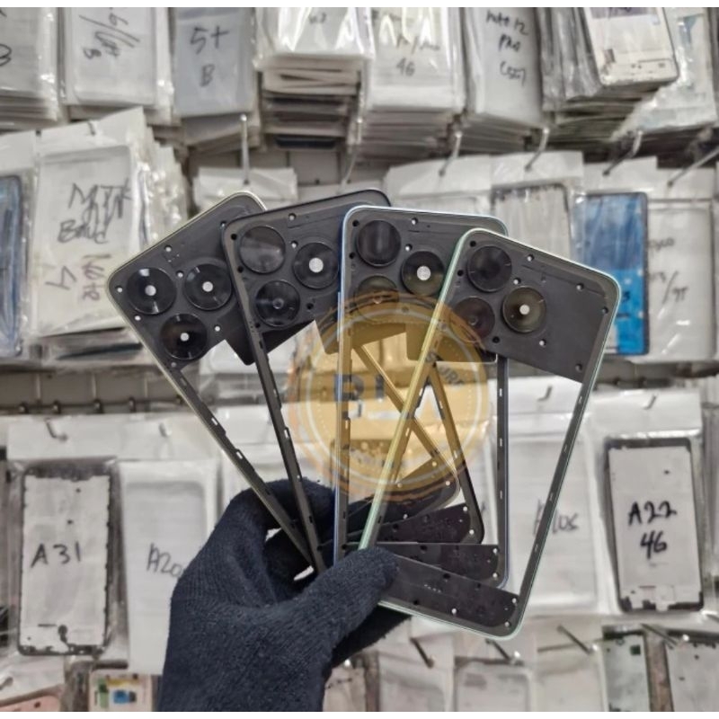 BEZEL TUTUP MESIN TULANG TENGAH BEZEL ITEL A70 A665L