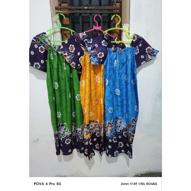 PAKAIAN WANITA/BAJU SANTAI WANIYA/DASTER IBU IBU/DASTER WANITA