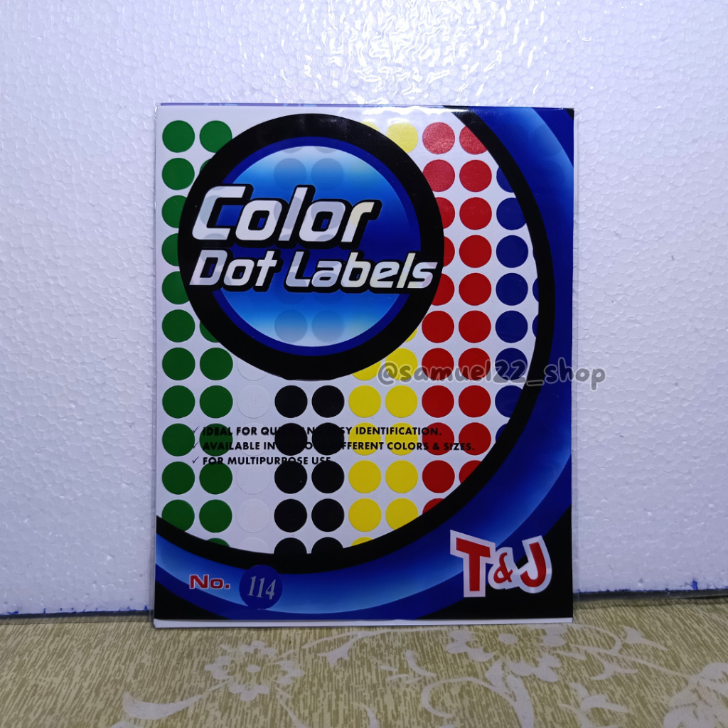 

Label Tom & Jerry Bulat No. 114 Diameter 13 mm 6 Warna Campur 5 Lembar