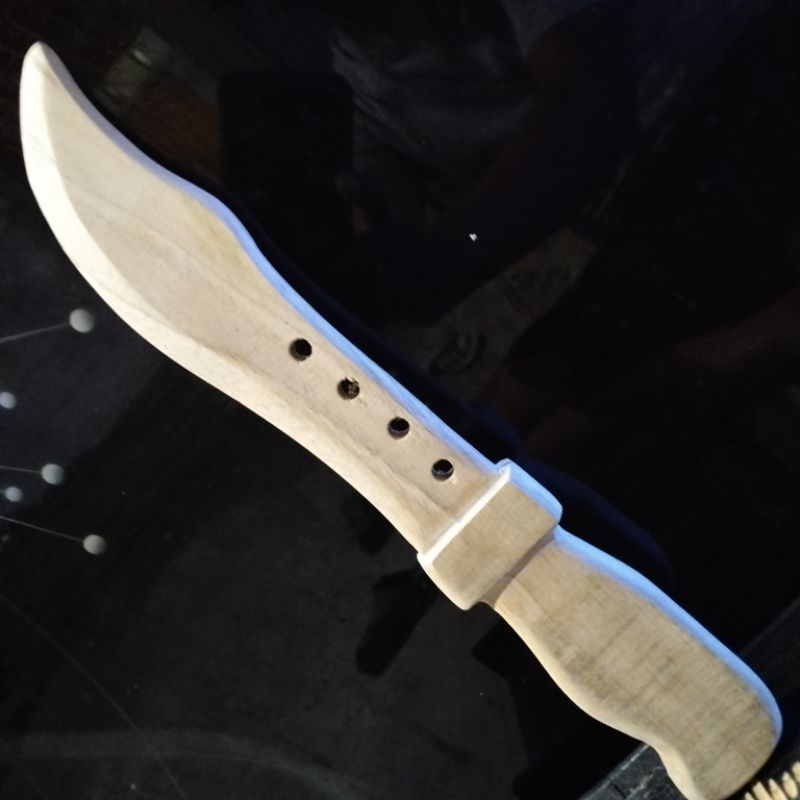 Belati Kayu Silat Beladiri/Belati IPSI/Belati Komando/Belati Pramuka/Belati Satpam