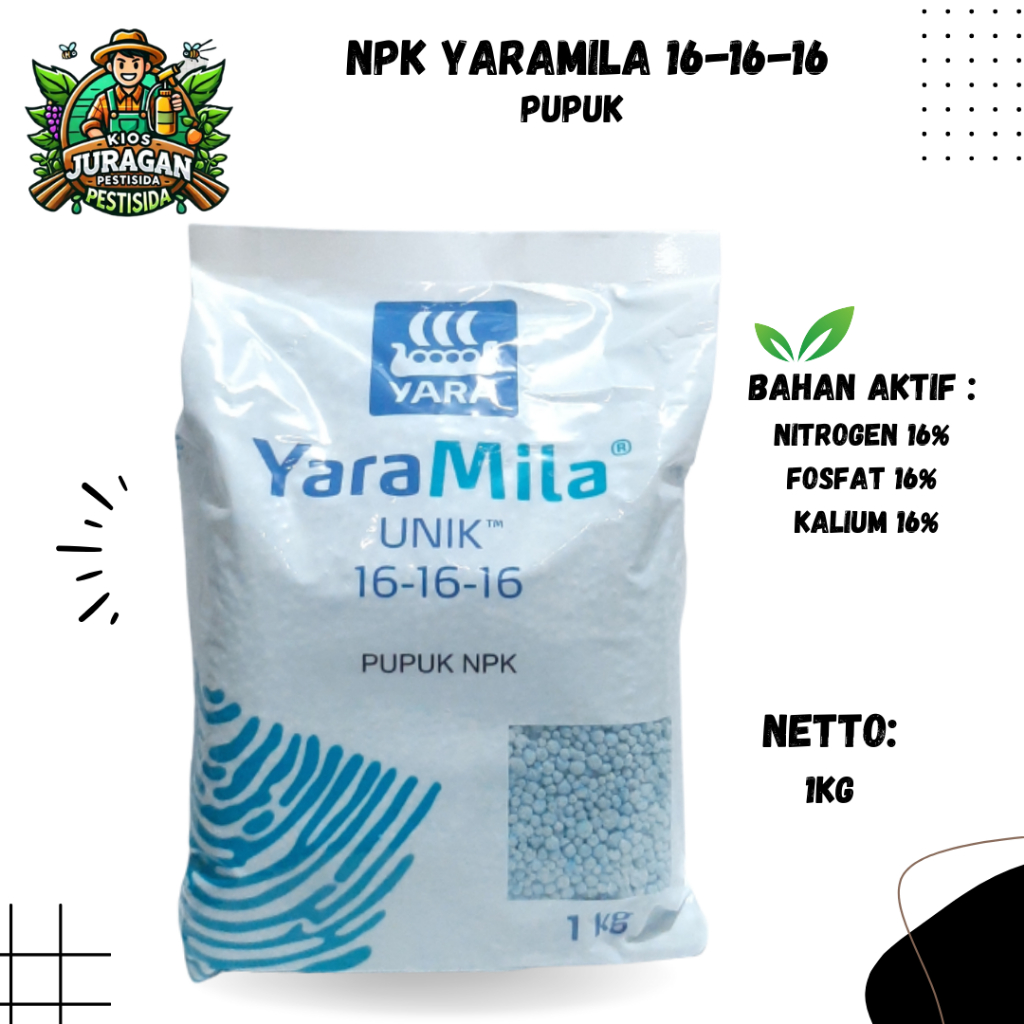 PUPUK NPK YARAMILA UNIK 16 1KG