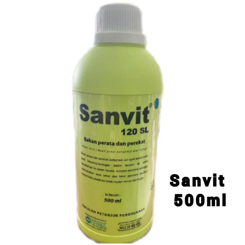 Sanvit 120 SL Perekat Perata Pembasah Pestisida, fungisida Pupuk Tanaman