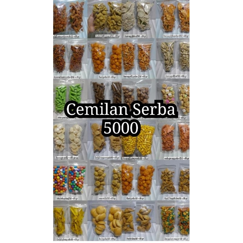 

Cemilan serba 5000