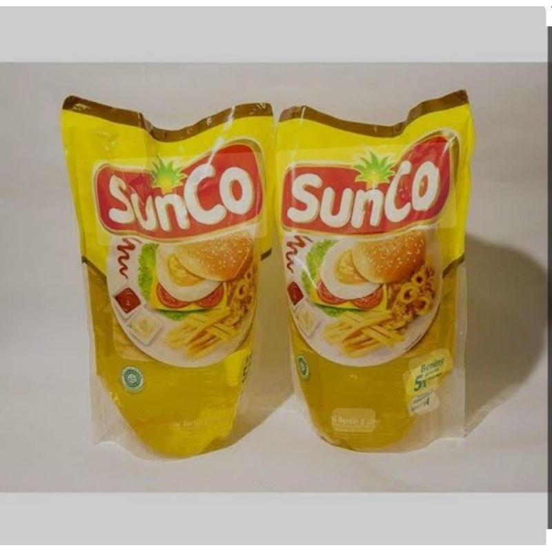 

Sunco minyak goreng pouch 2 L refil minyak goreng kelapa sawit segar