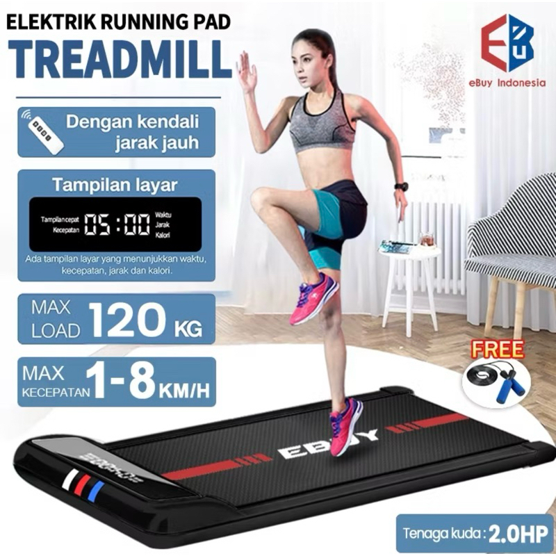EBUY-Treadmill Listrik Walking Pad Running Treadmill Termurah treadmill lipat treadmill portable