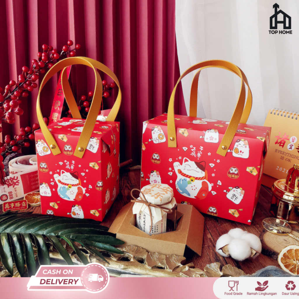 

Souvenir Box Hampers Kotak Hadiah Handle Box Tali Box Souvenir Mewah | Kotak Hampers Tali BA07-BA12