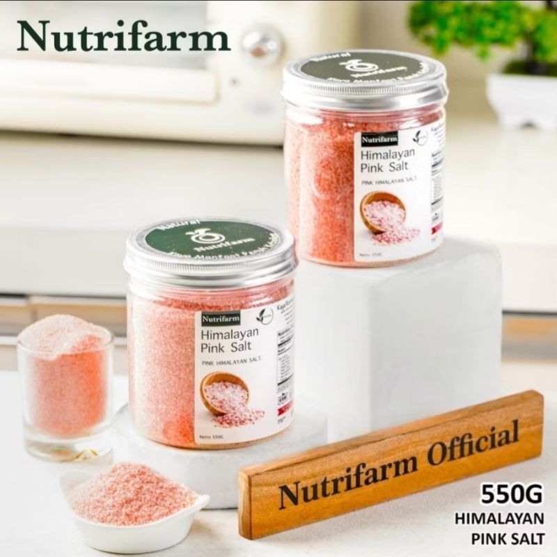 

Himalayan Pink Salt 550gr Nutrifarm