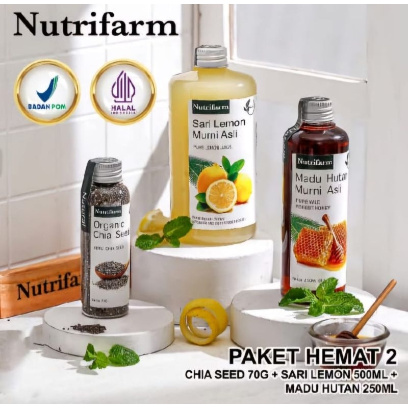 

PAKET HEMAT 2 Sari Lemon, Madu Hutan dan Chia Seed