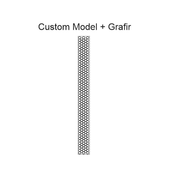 

Acrylic / Akrilik 10mm Bening Grafir (6.7cm x 1.5cm)