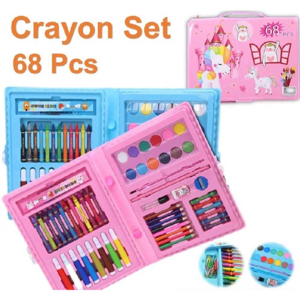 

Crayon Set 68 pcs Alat Mewarnai Melukis Lengkap