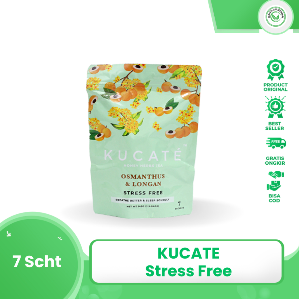 

Kucate - Kucate Stress Free Mengatasi Masalah Tidur Isi 7 Sachet