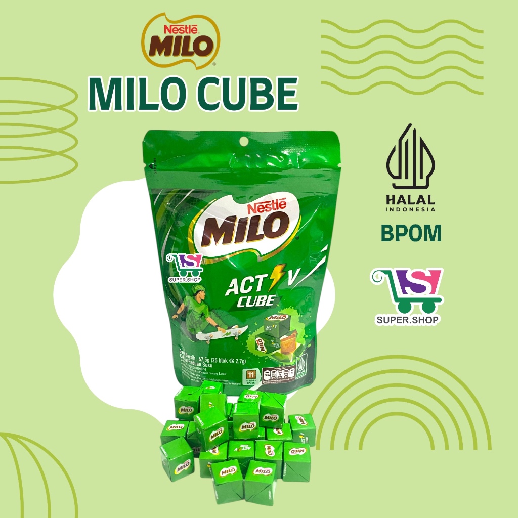 

Nestle Milo Activ Cube Pouch by Nestle Indonesia (isi 25 pcs) Cokelat Valentine