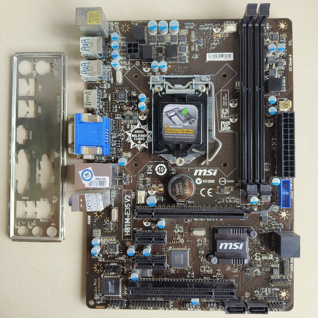 MOTHERBOARD MSI H81M-E35 V2 LGA 1150 DDR3