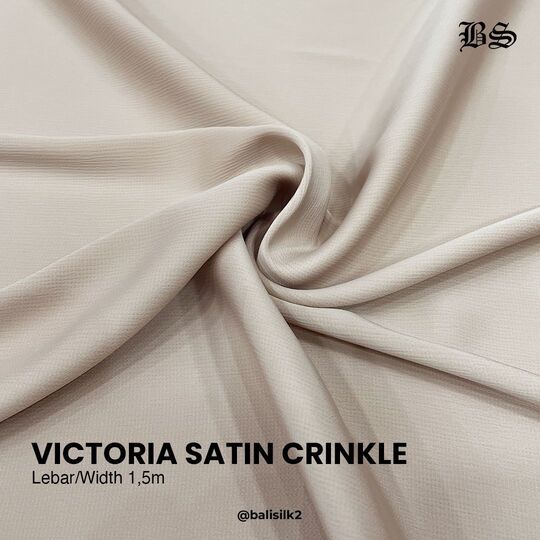 Kain Satin Victoria Crinkle Premium Quality