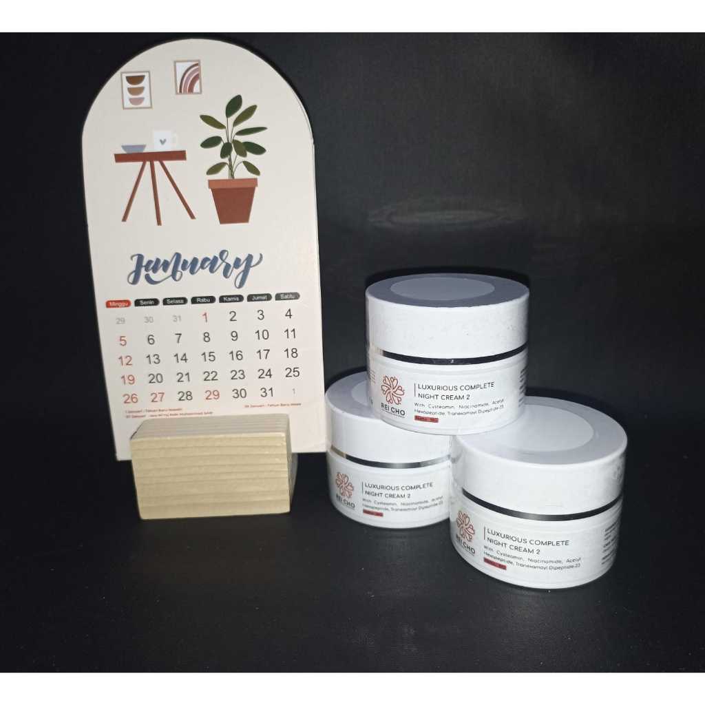 Cream Malam Whitening Flek dengan Cysteamin BPOM | REI CHO NC 2