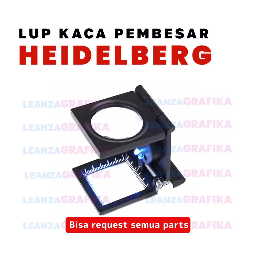 Lup kaca pembesar percetakan offset magnifer kaca pembesar