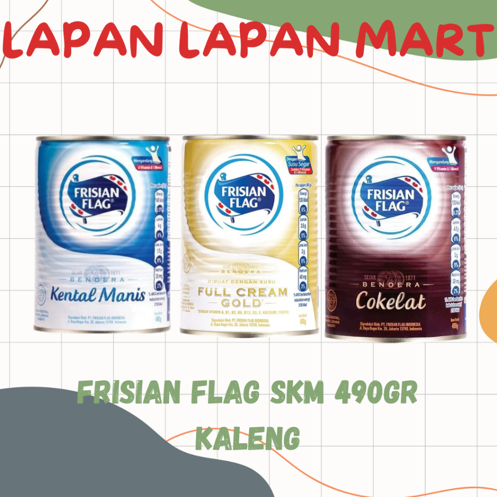 

Frisian Flag SKM 490gr kaleng