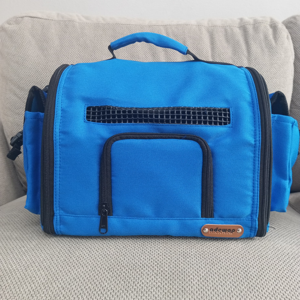 ADEWAP GLIDER Tas Travel + Kandang Pet Carrier Sugar Glider Ukuran Besar Model Curve