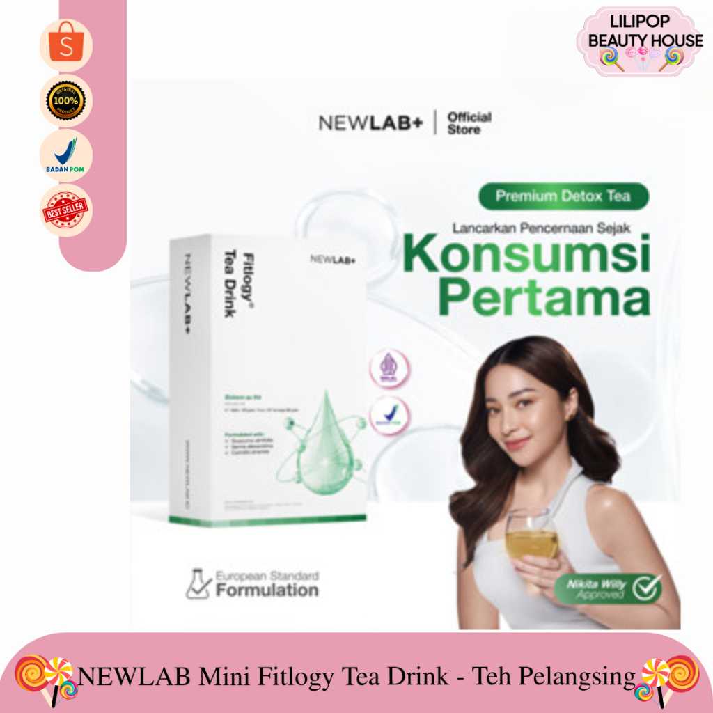 

NEWLAB Mini Fitlogy Tea Drink - Teh Pelangsing