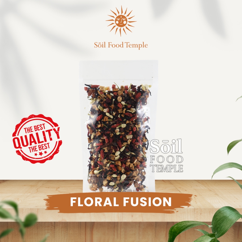 

Floral Fusion Tea - Teh Bunga Campur Soil Food Temple - 10 Gram