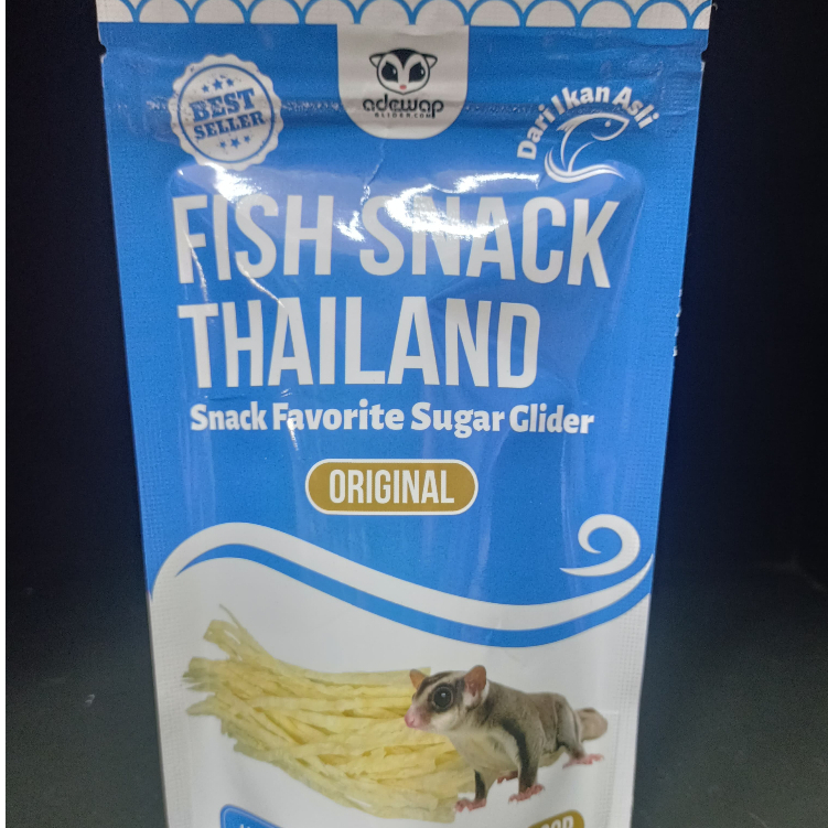 ADEWAP GLIDER Fish Snack Thailand Camilan Snackl Sugar Glider