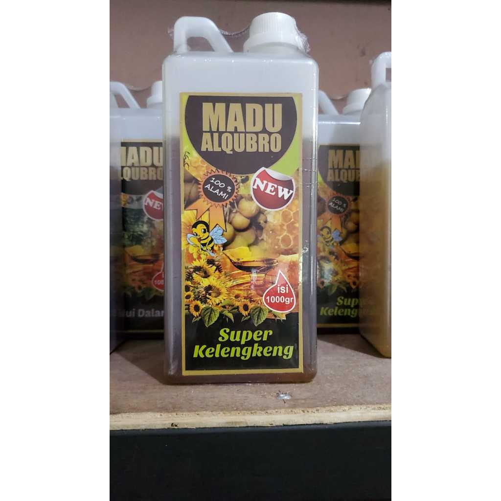 

Madu kelengkeng Al Qubro kemasan derijen 1000ml