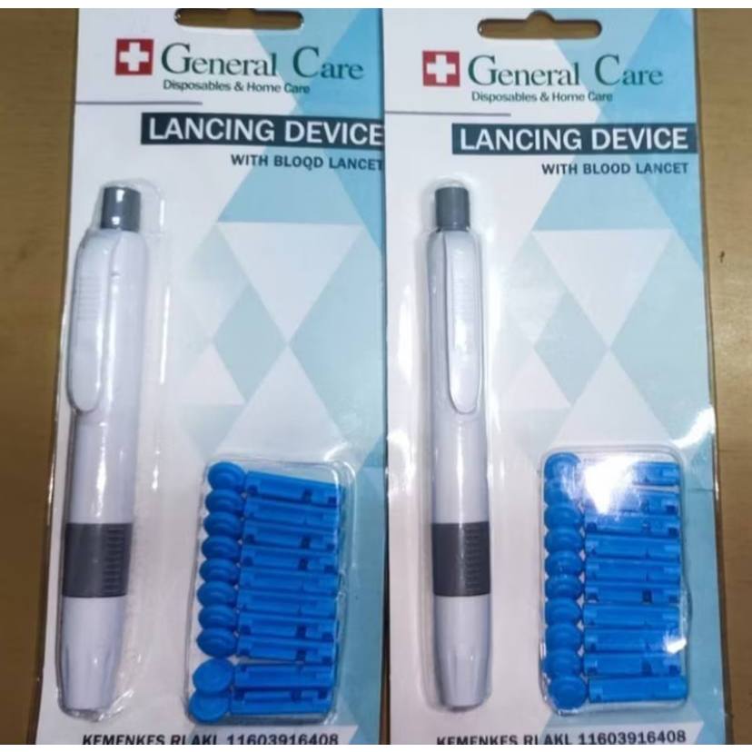 Lancing Device +Jarum Blood Lancet Lancet Pen Bekam Autoclick Autoklik