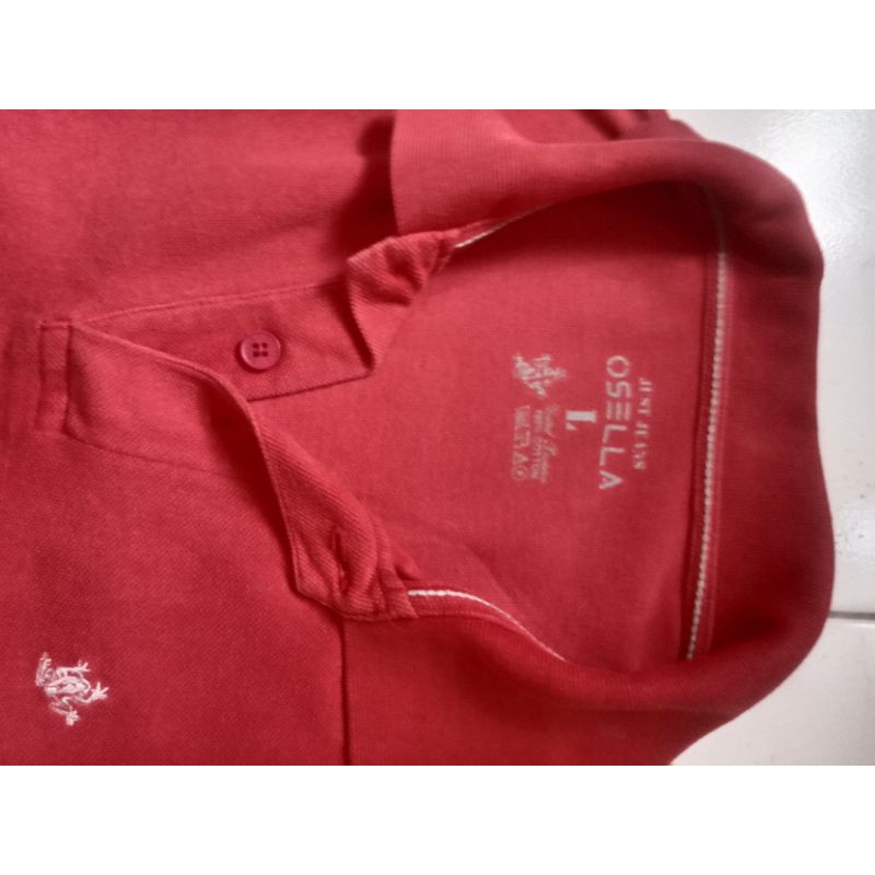 Kaos Pria Osella Merah ILSI