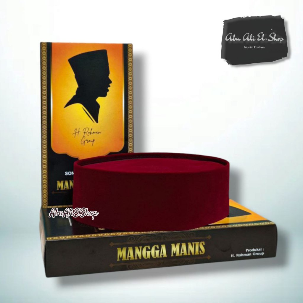 Tinggi 7cm 8cm 9cm 10cm Peci Kopiah Songkok Nasional Merah Maroon Polos | Peci Betawi Si Pitung Unik