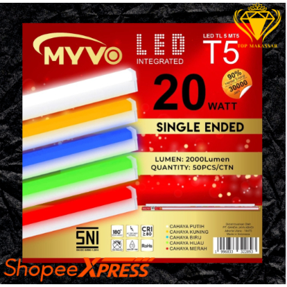 LAMPU LED T5 MYVO 20 WATT