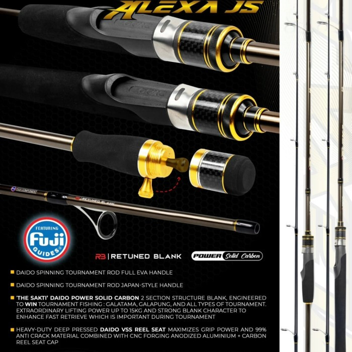JORAN PANCING DAIDO ALEXA JS SOLID CARBON (GAGANG JS) 180CM
