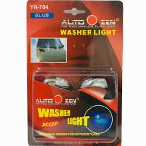 NOZZLE WASHER SEMPROT DEPAN KAP MESIN WIPER MOBIL NYALA LAMPU / WASHER LIGHT WARNA UNIVERSAL