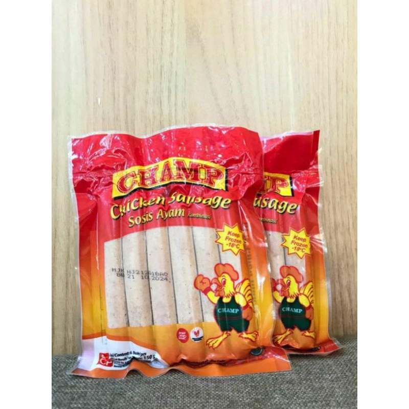 

Sosis Merek Champ Isi 15 Potong.