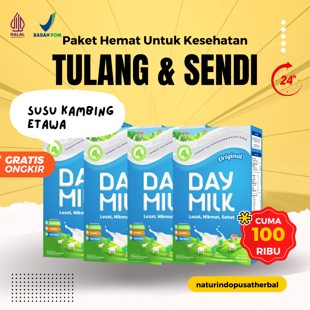 

[TERLARIS] BELI 4 CUMA 100 RB SUSU ETAWAKU DAY MILK ASLI 100%