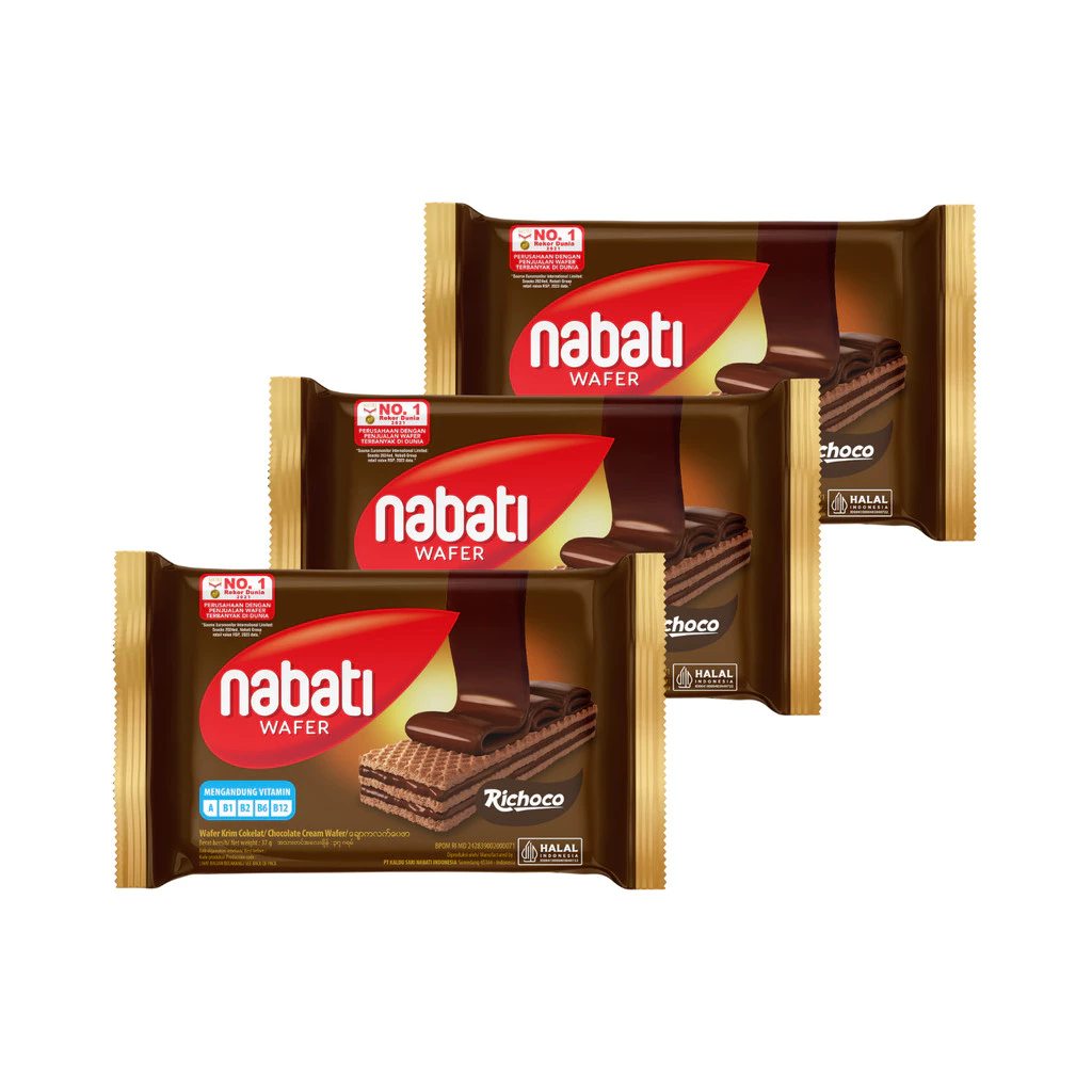 

NABATI RICHOCO WAFER CHOCOLATE PCK 37g