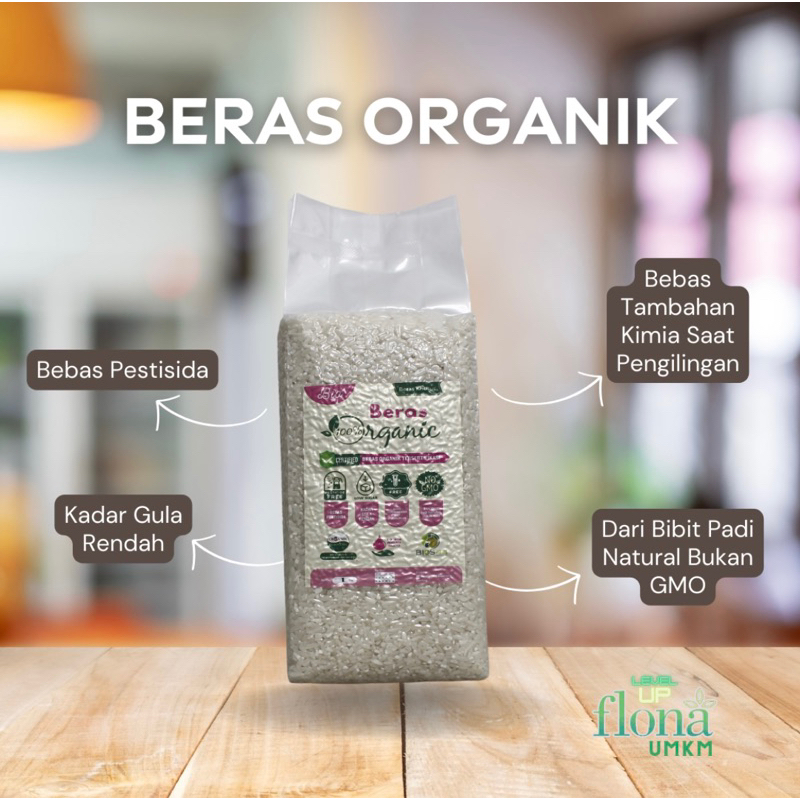 

Beras Organik/Organic Rice Bios44 (flonamart)