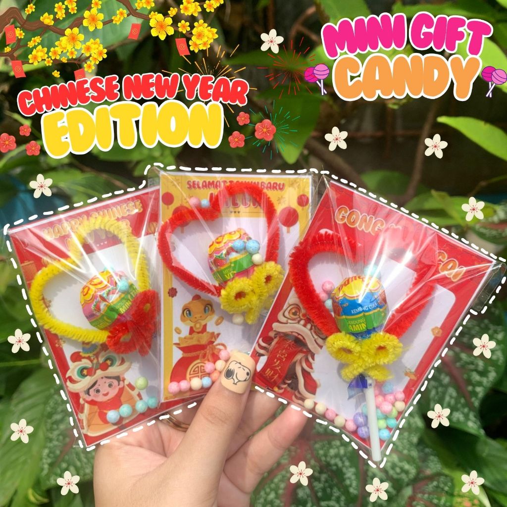 

[ KADO MOENGIL ] MINI GIFT CANDY LOLLIPOP CHUPACHUPS DAN SNACK BENG BENG YUPI CHINESE NEW YEAR EDITION | HADIAH IMLEK PERMEN UNIK