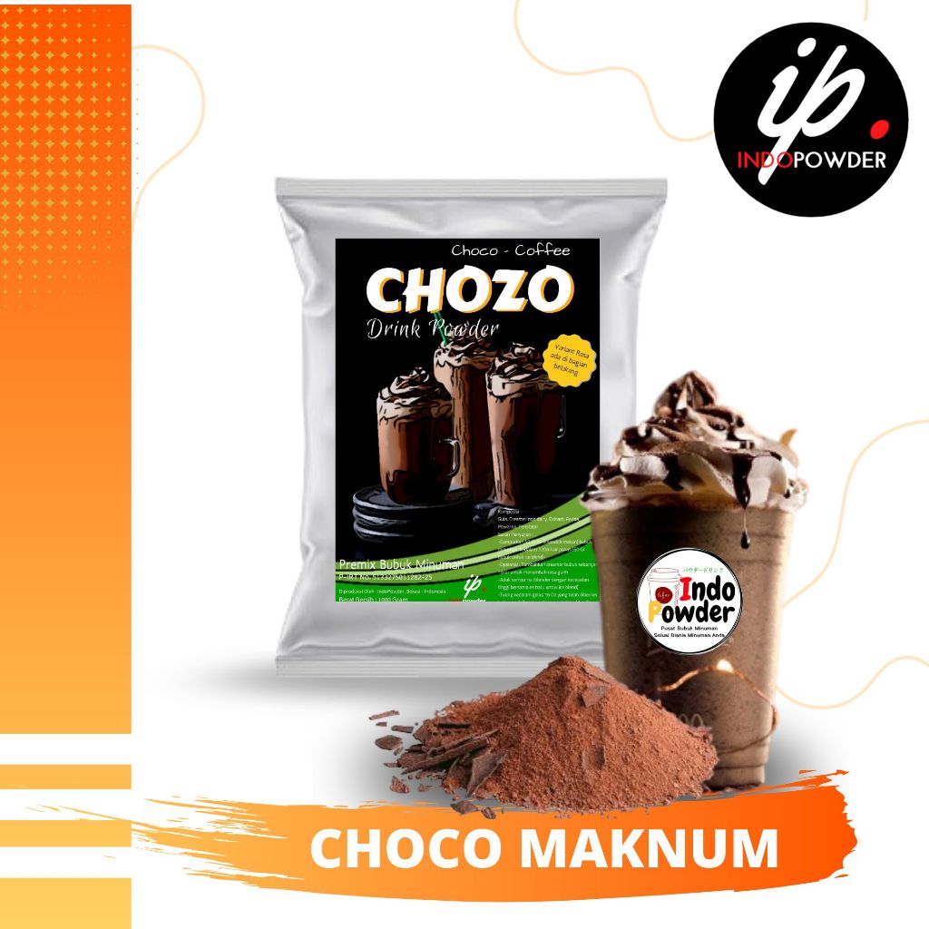 

Bubuk COKLAT rasa MAKNUM 1 Kg I Bubuk Minuman Coklat rasa Maknum 1 Kg Chozo