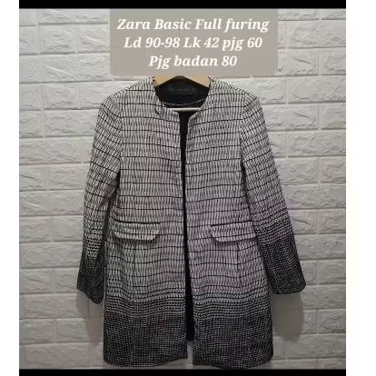 Blazer Tweed Crop Zara