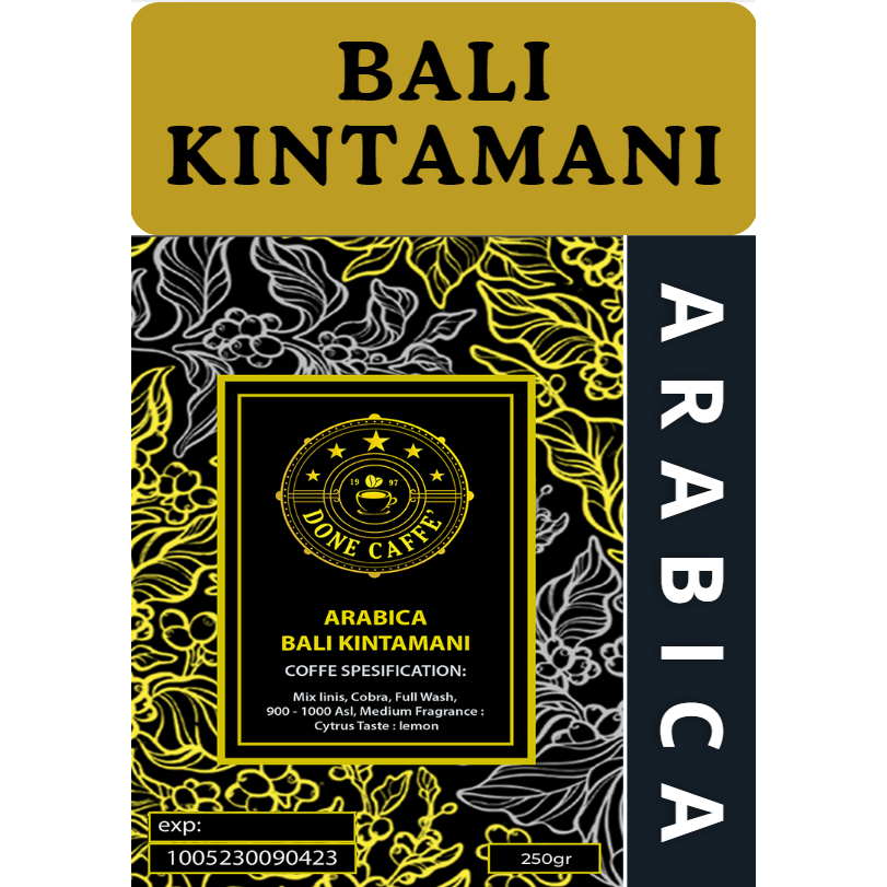 

100% COFFE ARABICA BALI KINTAMANI