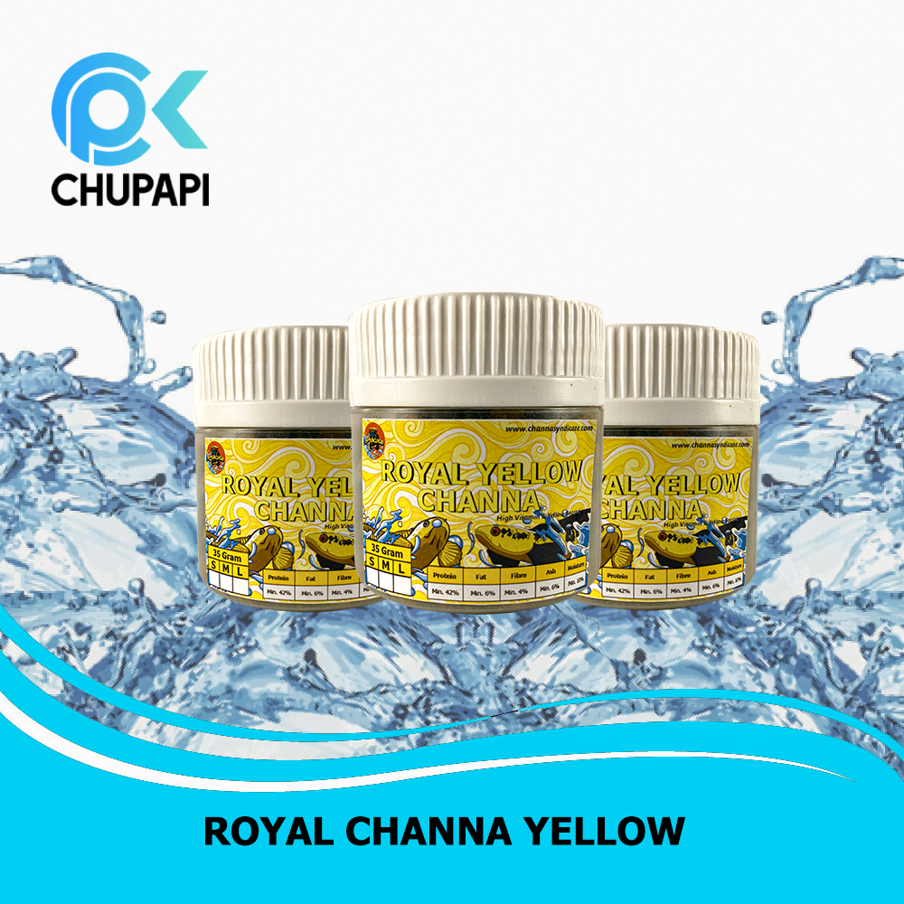 PELLET IKAN CHANNA ROYAL CHANNA YELLOW PELLET CHANNA SYNDICATE