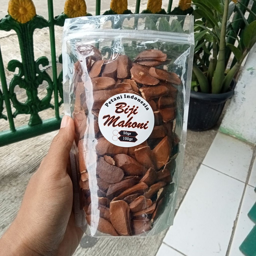 

Biji Mahoni Kering Petani Indonesia 50gr & 100gr 100% Asli Alami