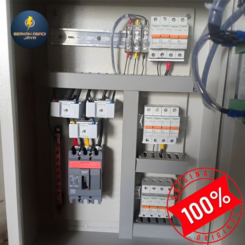 panel listrik 3phase 25a digital meter panel pembagi