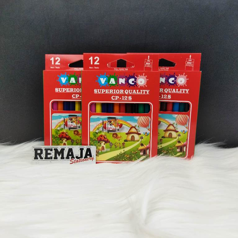 

Pensil Warna Vanco 12 warna Pendek