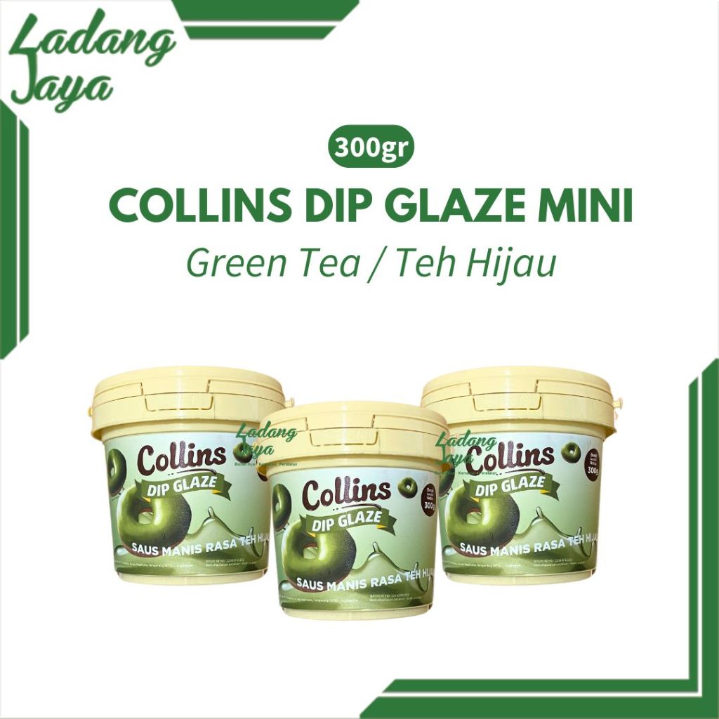 

Collins Dip Glaze Teh Hijau/ Green Tea / Matcha 300gr