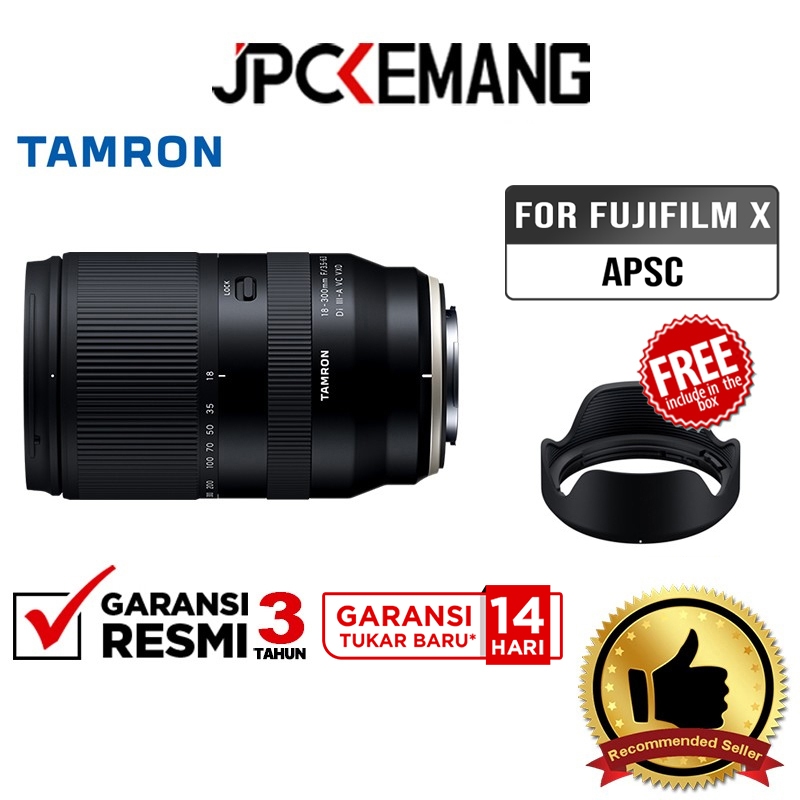 Tamron 18-300mm f3.5-6.3 Fujifilm X Di III-A VC VXD Tamron 18-300 Garansi Resmi